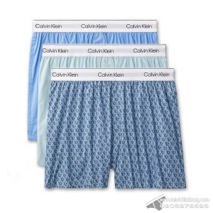 Quần boxer nam Calvin Klein NB4267 Icon Cotton Stretch Slim Boxer 3-pack Multi